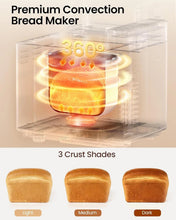 25-in-1 Bread Maker Machine with Automatic Dual Dispenser, 2LB Stainless Steel Breadmaker with Gluten-Free, Dough, Jam, Yogurt etc Settings, Silver