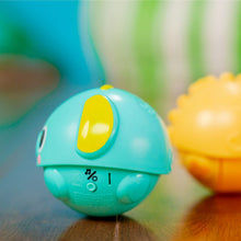 Bright Starts Giggables Roll & Chase Pals, Lion & Elephant, Unisex, Infant to Toddler 2-Pack