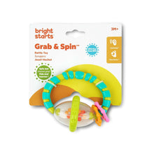 Bright Starts Grab and Spin Baby Rattle and BPA-Free Teether Toy, Ages 3 Months+