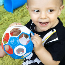 Bright Starts Grippin’ Goals Rattle Ball – Red, White & Blue