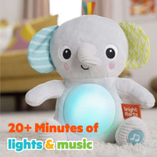 BrightStartsHug-a-ByeBabyElephantStuffedAnimalDual-ModeSoftToySoother-Gray4-_5 - USA Mega Market