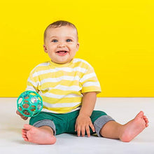BrightStartsOballRattleEasy-GraspToy-Teal1 - Brands For Less USA
