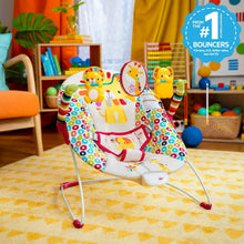 Bright Starts Playful Pinwheels Portable Baby Bouncer with Vibrating Infant Seat, 0-6 Months (Unisex)