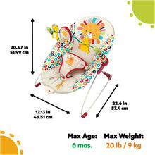 Bright Starts Playful Pinwheels Portable Baby Bouncer with Vibrating Infant Seat, 0-6 Months (Unisex)