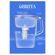 Brita Champlain Water Filter Pitcher, 10 Cup with 2 Filters