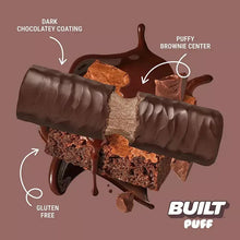 Built Puff, Protein Bar Variety Twin Pack, Brownie Batter & Salted Caramel, Value Pack, 13 ct./1.41 oz.