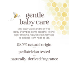 Burt's Bees Baby Shampoo and Wash, Original, Tear Free, Pediatrician Tested, 21 Fluid Ounces