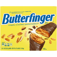 Barra de chocolate Butterfinger, 54 g, paquete de 36 unidades 