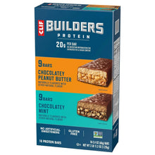 CLIF BUILDERS Gluten Free Protein Bars, Variety Pack, 18 pk.