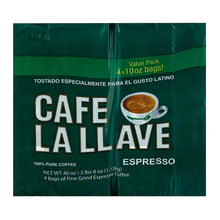 Cafe La Llave Espresso, 4 pk./10 oz.