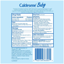 Caldesene Cornstarch Baby Powder with Zinc Oxide, Talc-Free Baby Powder, 5 Oz