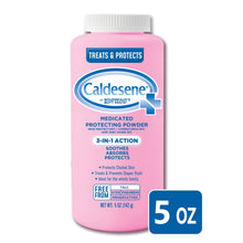Caldesene Medicated Protecting Body Powder with Zinc Oxide and Cornstarch, Talc Free, 5 oz