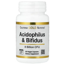 CaliforniaGoldNutrition_AcidophilusandBifidus_ProbioticBlendwithLactobacillusacidophilus_Bifidobacteriumlactis_andBifidobacteriumlongum_60VeggieCapsules - USA Mega Market