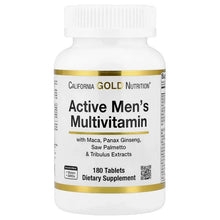 CaliforniaGoldNutrition_ActiveMen_sMultivitaminwithPanaxGinsengExtract_Maca_SawPalmetto_andTribulus_180Tablets - USA Mega Market