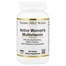 CaliforniaGoldNutrition_ActiveWomen_sMultivitaminwithBlackCohosh_SoyIsoflavones_andCranberryConcentrate_180Tablets - USA Mega Market