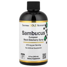 CaliforniaGoldNutrition_AdultSambucusElderberrySyrup_8floz_240ml - USA Mega Market