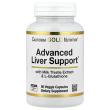 CaliforniaGoldNutrition_AdvancedLiverSupportwithMilkThistleExtract_L-Glutathione_AlphaLipoicAcid_andGrapeSeedExtract_90VeggieCapsules - USA Mega Market