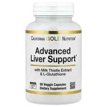 California Gold Nutrition, Advanced Liver Support with Milk Thistle Extract, L-Glutathione, Alpha Lipoic Acid, and Grape Seed Extract, 90 Veggie Capsules