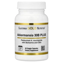 CaliforniaGoldNutrition_Akkermansia30BPLUSwithBerberinePhospholipidMatrix_andOEA_60VeggieCapsules - USA Mega Market