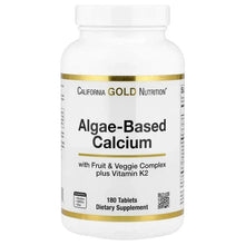 CaliforniaGoldNutrition_Algae-BasedCalciumwithCalcium_VitaminD3_andMagnesium_OrganicStrawberry_Raspberry_andBlueberry_180Tablets - USA Mega Market