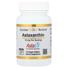 CaliforniaGoldNutrition_Astaxanthin_Astalif_PureIcelandic_12mg_30VeggieSoftgels - USA Mega Market