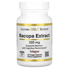 California Gold Nutrition, Bacopa Extract, 320 mg, 120 Veggie Capsules