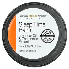 CaliforniaGoldNutrition_Beauty_SleepTimeBalm_Lavender_Chamomile_0.6oz_17g - USA Mega Market