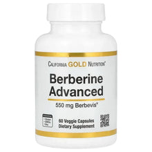 California Gold Nutrition, Berberine Advanced, Berbevis Phytosome with Berberine Phospholipid Complex with Sunflower Lecithin, 550 mg, 60 Veggie Capsules