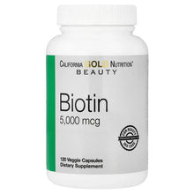 CaliforniaGoldNutrition_Biotin_5_000mcg_120VeggieCapsules - USA Mega Market