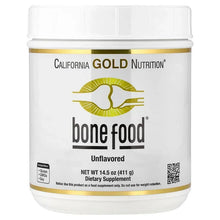 CaliforniaGoldNutrition_BoneFoodwithCollagenPeptides_HyaluronicAcid_plusVitamins_Minerals_Unflavored_14.5oz_411g - USA Mega Market
