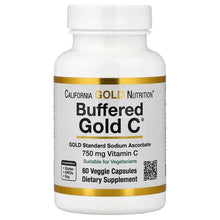 CaliforniaGoldNutrition_BufferedGoldC_GOLDStandardSodiumAscorbate_VitaminC_60VeggieCapsules - USA Mega Market