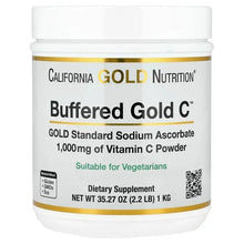 California Gold Nutrition, Buffered Gold C™, Non-Acidic Vitamin C Powder, Sodium Ascorbate