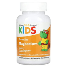 CaliforniaGoldNutrition_ChewableMagnesiumforChildren_Cherry_90VegetarianTablets_50mgperTablet - USA Mega Market