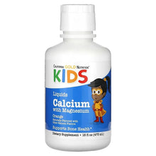 CaliforniaGoldNutrition_Children_sLiquidCalciumwithMagnesium_VitaminDandZinc_16floz_473ml - USA Mega Market