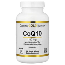 CaliforniaGoldNutrition_CoQ10withBioperine_BlackPepperExtract_150VeggieSoftgels - USA Mega Market