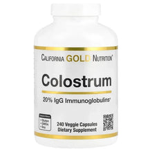 California Gold Nutrition, Colostrum with 20% IgG Immunoglobulins, 240 Veggie Capsules