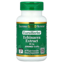 California Gold Nutrition, EuroHerbs™, Echinacea Herb Extract, Euromed Quality, 80 mg