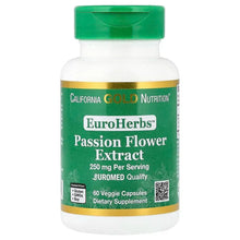 CaliforniaGoldNutrition_EuroHerbs_PassionFlowerExtract_EuromedQuality_250mg_60VeggieCapsules - USA Mega Market