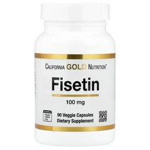 California Gold Nutrition, Fisetin, 100 mg, 90 Veggie Capsules