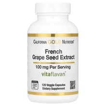 CaliforniaGoldNutrition_FrenchGrapeSeedExtract_Vitaflavan_100mg_120VeggieCapsules - USA Mega Market