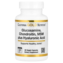 CaliforniaGoldNutrition_Glucosamine_Chondroitin_MSMplusHyaluronicAcid_60VeggieCapsules - USA Mega Market