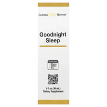 CaliforniaGoldNutrition_GoodnightSleepwithFreshMilkyOatSeed_St.John_sWort_Skullcap_andPassionFlowerHerbs_1floz_30ml - USA Mega Market