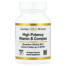 California Gold Nutrition, High Potency Vitamin B Complex with Methyl Folate & Methyl B12