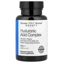 CaliforniaGoldNutrition_HyaluronicAcidComplexwithL-Proline_FrenchGrapeSeedandFrenchMaritimePineBarkExtract_60VeggieCapsules - USA Mega Market