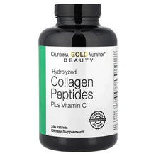 CaliforniaGoldNutrition_HydrolyzedCollagenPeptides_TypeI_III_andVitaminC_250Tablets - USA Mega Market