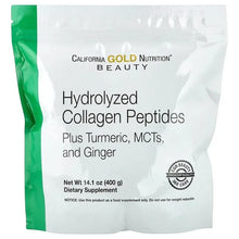 CaliforniaGoldNutrition_HydrolyzedCollagenPeptideswithTurmeric_MCT_andGinger_14.1oz_400g - USA Mega Market
