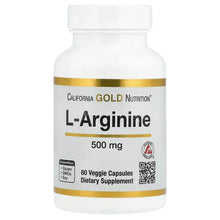 CaliforniaGoldNutrition_L-Arginine_500mg_60VeggieCapsules - USA Mega Market