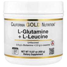 CaliforniaGoldNutrition_L-Glutamine_L-Leucine_Unflavored_15.87oz_450g - USA Mega Market
