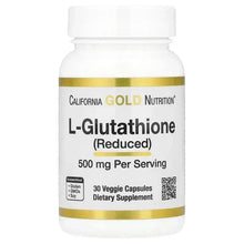 California Gold Nutrition, L-Glutathione (Reduced), 500 mg