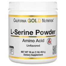 CaliforniaGoldNutrition_L-SerinePowder_AjiPureAminoAcid_UnflavoredPowder_1lb_454g - USA Mega Market